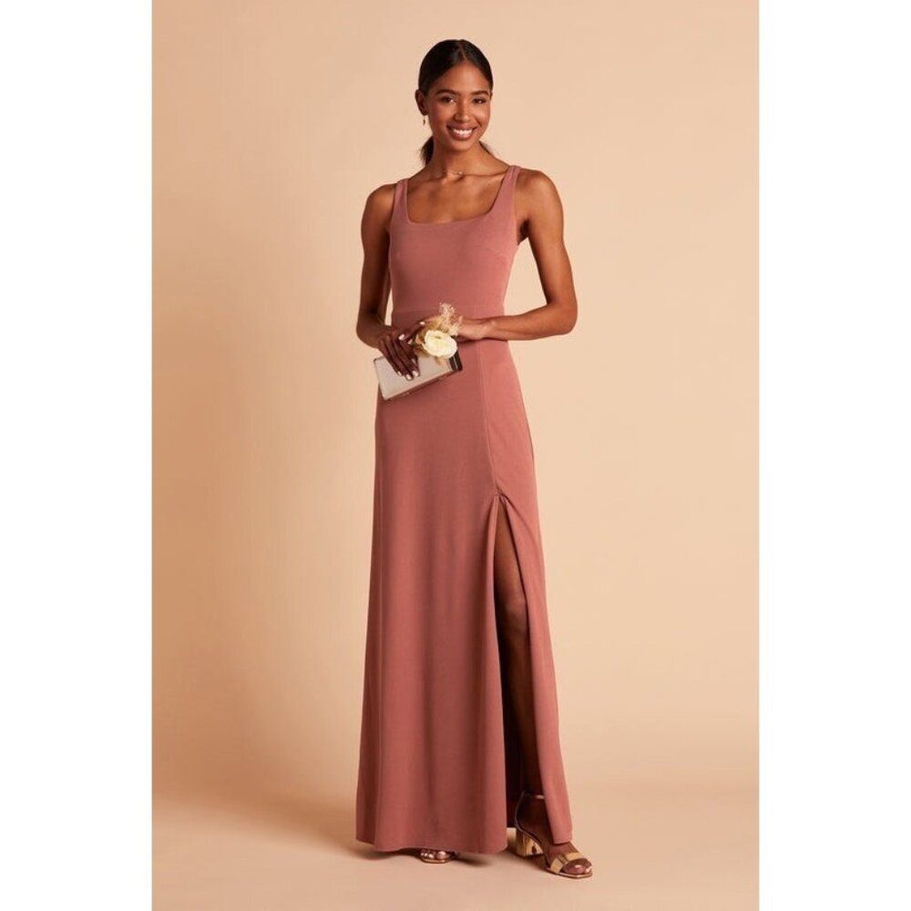 Birdy Grey Alex Convertible Dress Crepe Desert Rose LG NEW